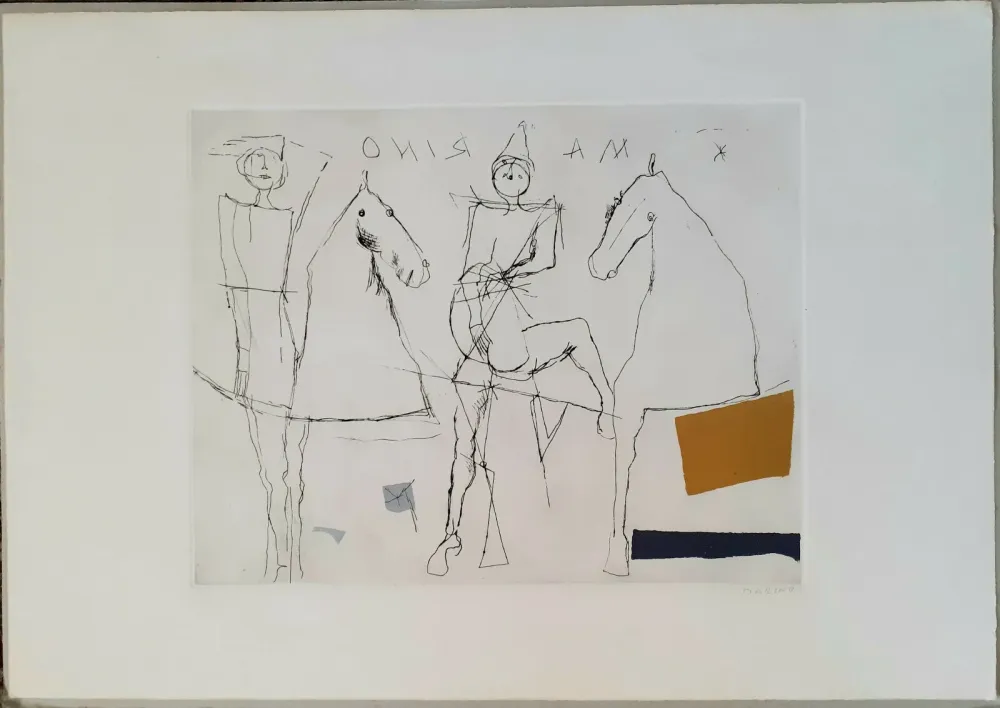 Акватинта Marini - Giocoliere sopra