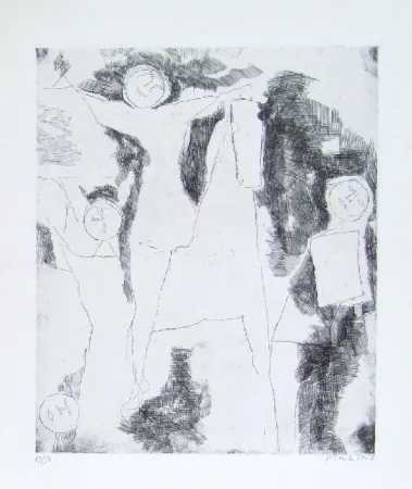 Офорт Marini - Giocolieri