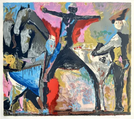 Литография Marini - Grande Teatro delle Maschere