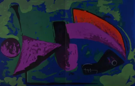 Литография Marini - Guerrier, 1968