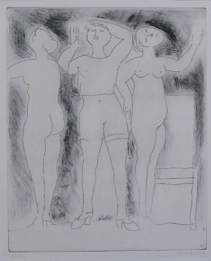 Офорт Marini - Idea della verginità