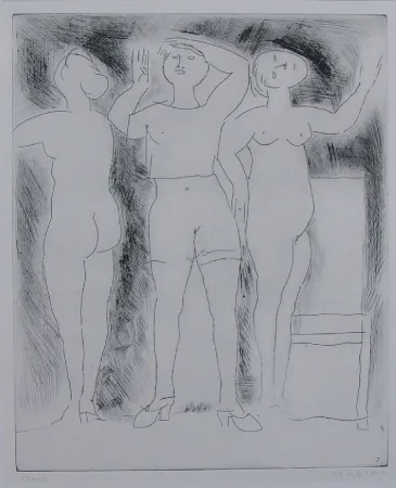 Офорт Marini - Idea della verginità