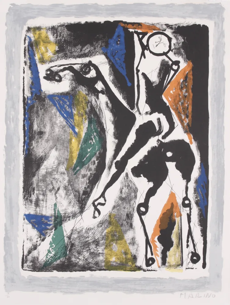 Литография Marini -  La Acrobata