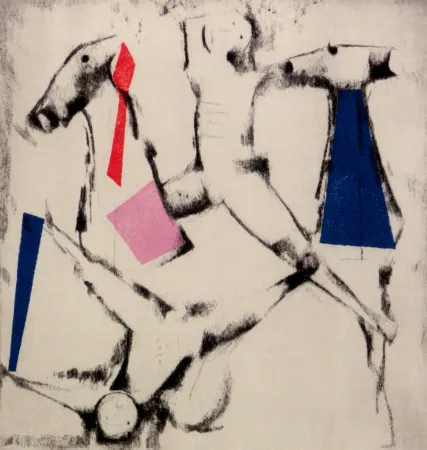 Офорт И Аквитанта Marini - La caduta 