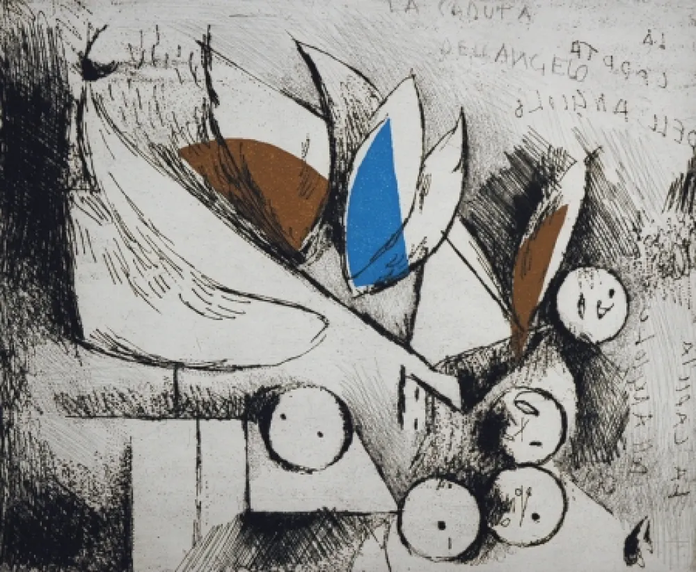 Офорт Marini - La caduta dell'angelo