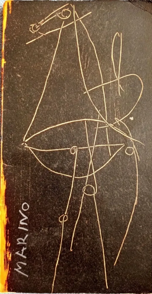 Литография Marini - Lithographie originale pour  Catalogue Berggruen 15 lithographies,1955