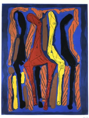 Офорт И Аквитанта Marini - MARINO FROM GOETHE IV 