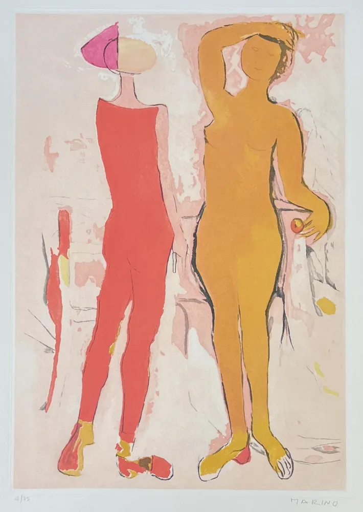 Офорт И Аквитанта Marini - Marino ( From Shakespeare I )