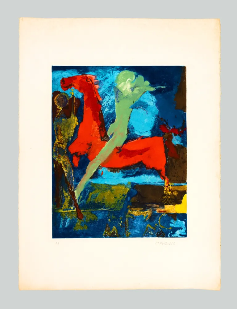 Офорт И Аквитанта Marini - Marino from Shakespeare I (Tav. VI)