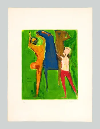 Офорт И Аквитанта Marini - Marino from Shakespeare I (Tav. VI)