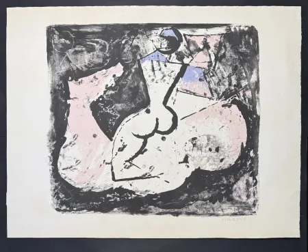 Литография Marini - Marino Marini (1901–1980) - Cavallo e cavaliere - lithograph on paper - 1965