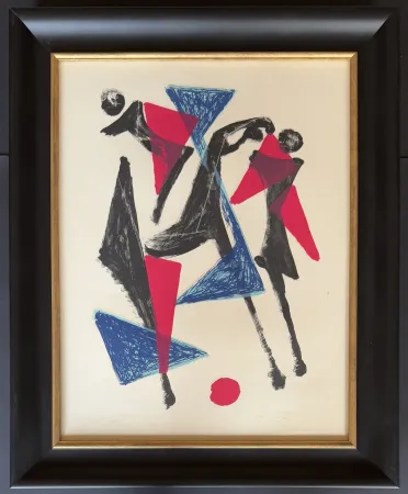 Литография Marini - Marino Marini (1901 - 1980) - LE CHEVAL AU MANEGE - Color lithograph on paper - 1953