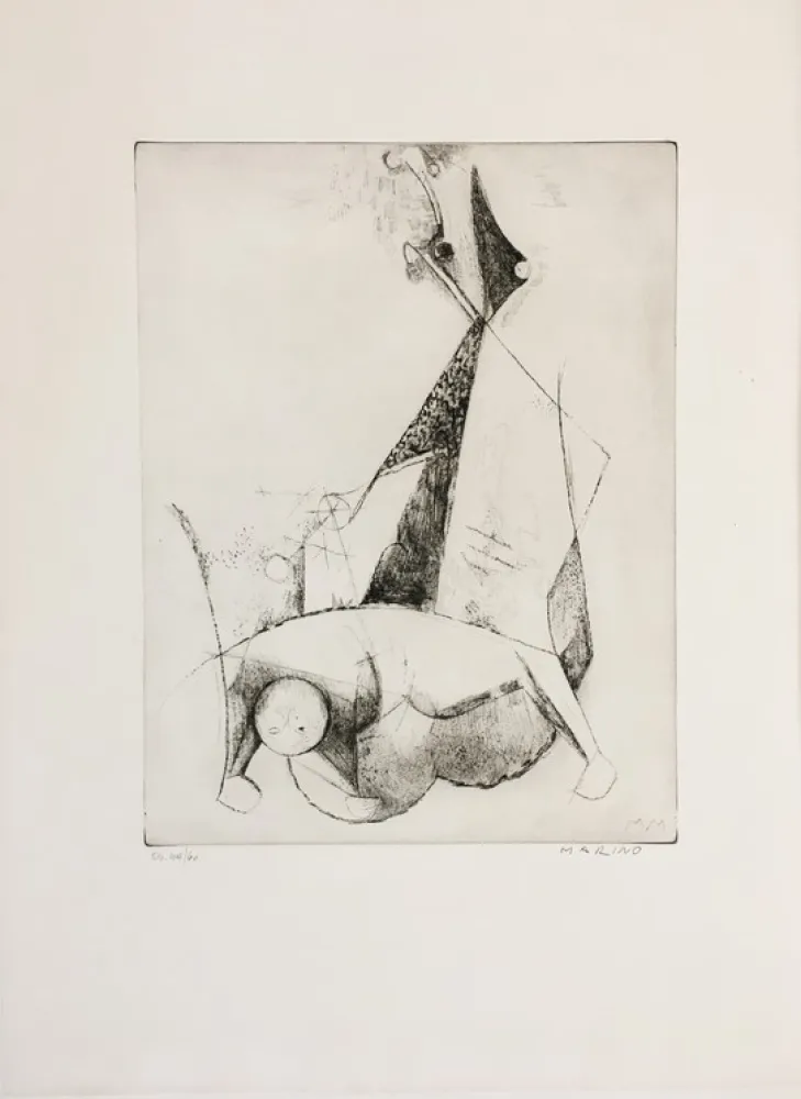 Офорт И Аквитанта Marini - Opera Grafica 14