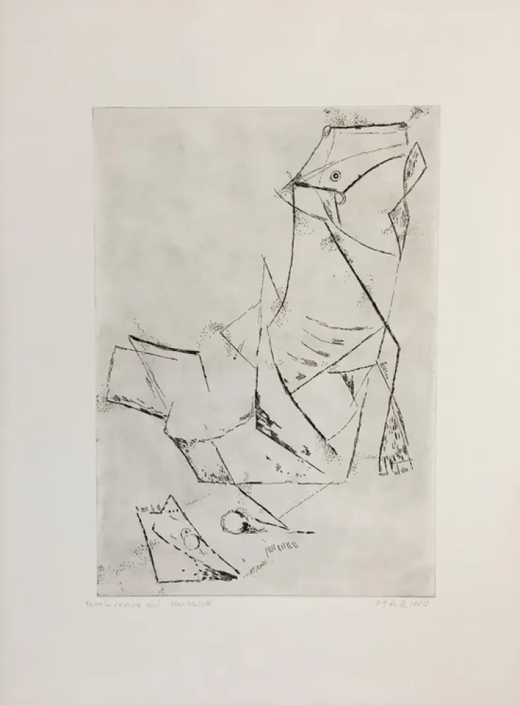 Офорт И Аквитанта Marini - Opera Grafica 16