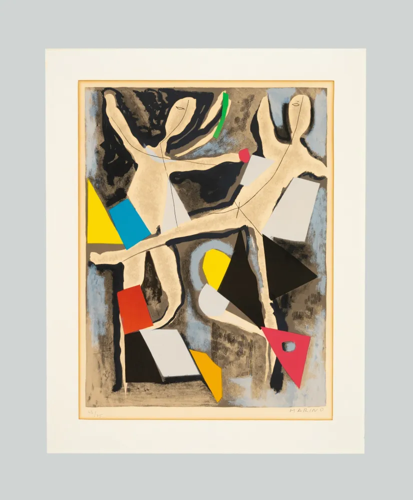 Литография Marini - Personnages du Sacre du Printemps IV