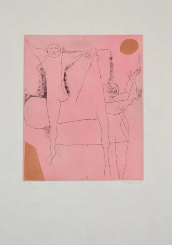 Офорт И Аквитанта Marini - Portfolio A-138 Giocolieir