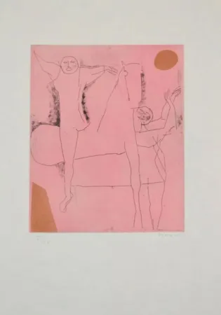 Офорт И Аквитанта Marini - Portfolio A-138 Giocolieir