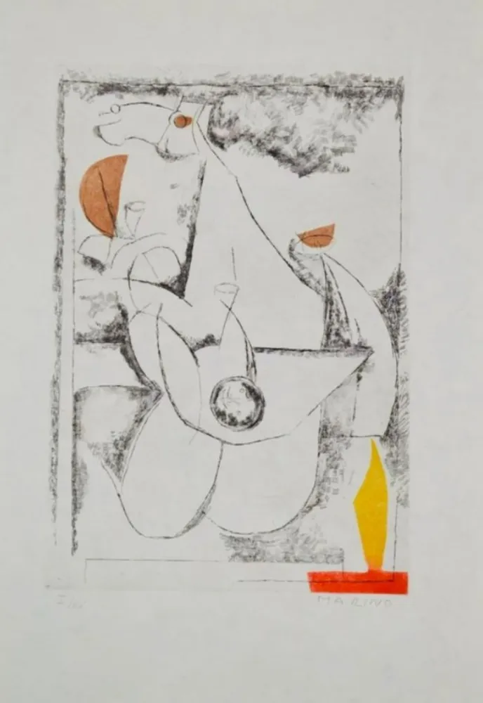 Офорт И Аквитанта Marini - Portfolio A-55 Miracolo