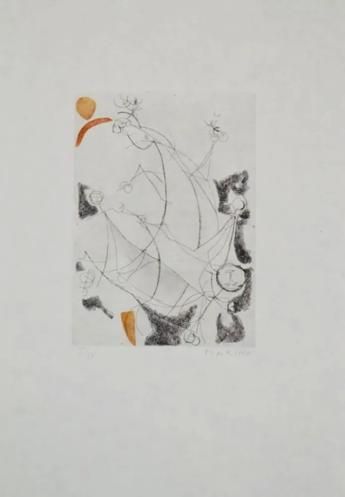 Офорт И Аквитанта Marini - Portfolio A-55 Miracolo