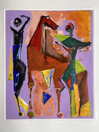 Офорт И Аквитанта Marini - Shakespeare I, Sheet III