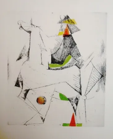 Офорт И Аквитанта Marini - Tout près de Marino 