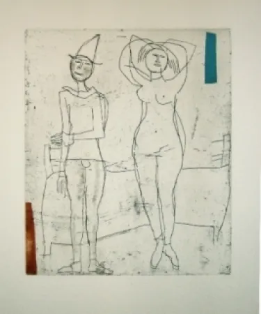 Офорт И Аквитанта Marini - Tout près de Marino