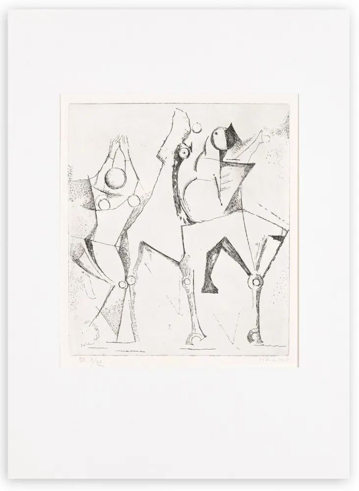 Гравюра Marini - Trio felice