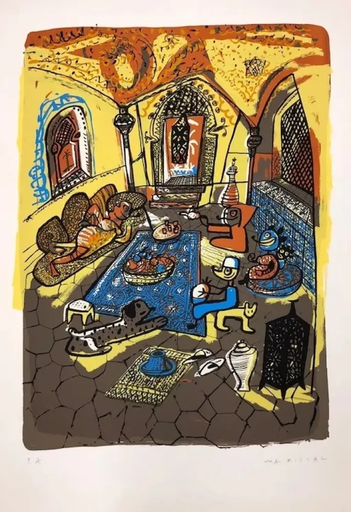 Сериграфия Mariscal - Riad