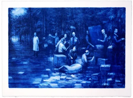 Литография Martensen - Sans titre