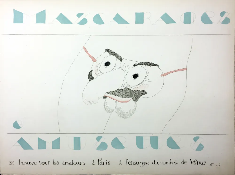 Иллюстрированная Книга Martin - MASCARADES ET AMUSETTES (ex. avec double état des illustrations). ‎ 1933.