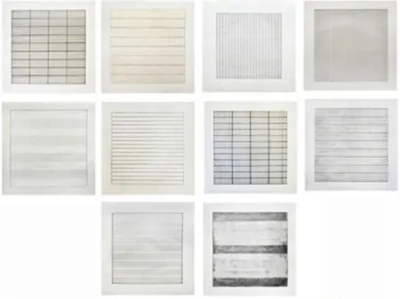 Литография Martin - Untitled (from Paintings and Drawings: 1974-1990)