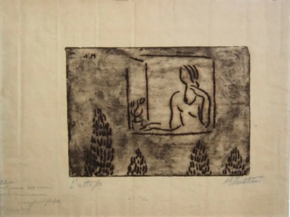 Гравюра Martini - Attesa