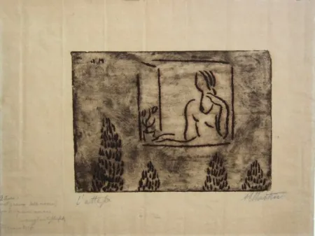 Гравюра Martini - Attesa