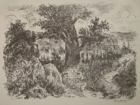 Литография Masereel - (Das Alter)