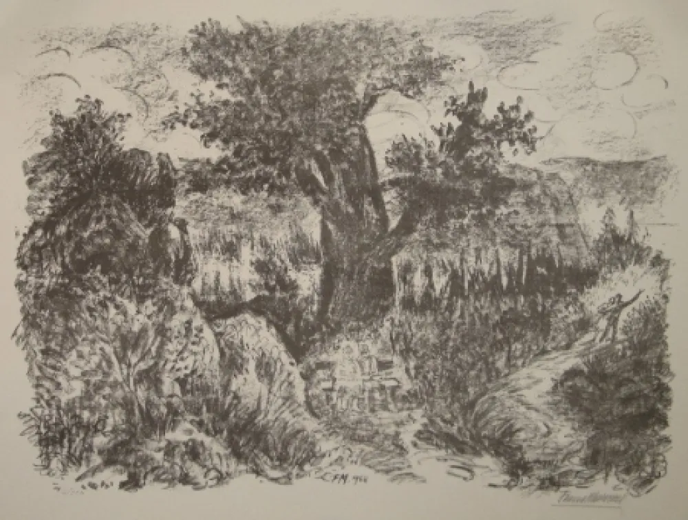 Литография Masereel - (Das Alter)