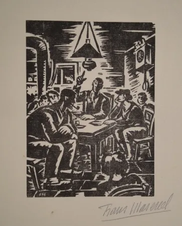 Гравюра На Дереве Masereel - Emile Zola, Germinal