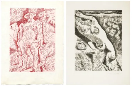 Иллюстрированная Книга Masson - Alain Jouffroy : LE SEPTIÈME CHANT (1974)