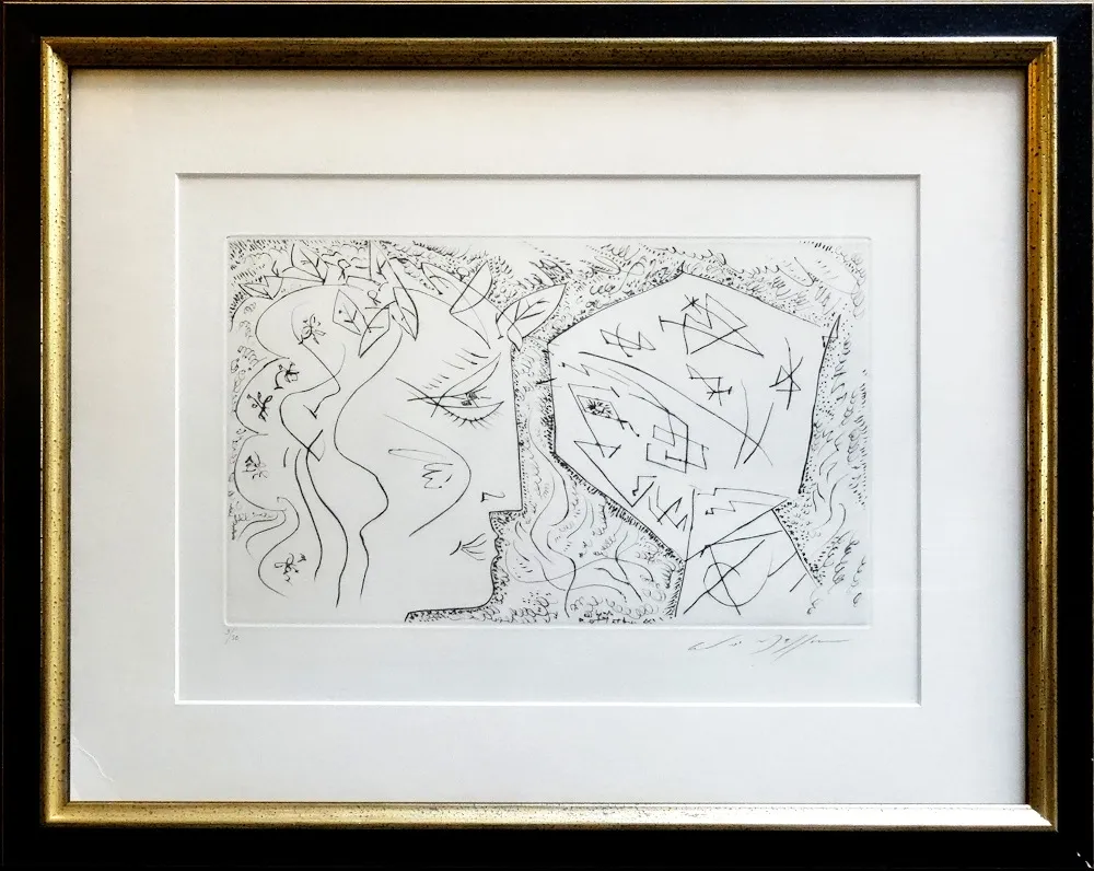 Офорт Masson - Apollon et Dionysos