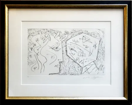 Офорт Masson - Apollon et Dionysos