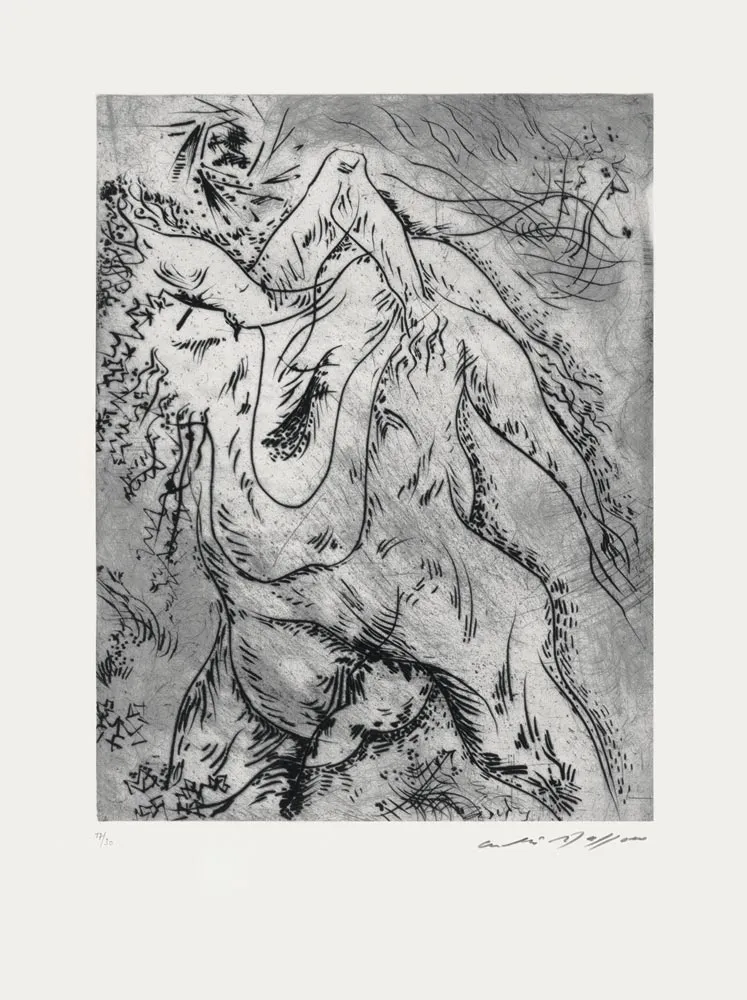 Офорт Masson - Arbres enlacés