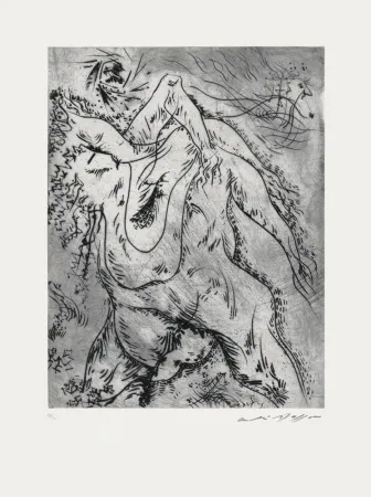 Офорт Masson - Arbres enlacés