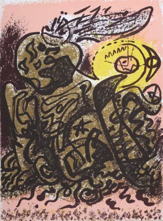 Литография Masson - Caliban, 1965