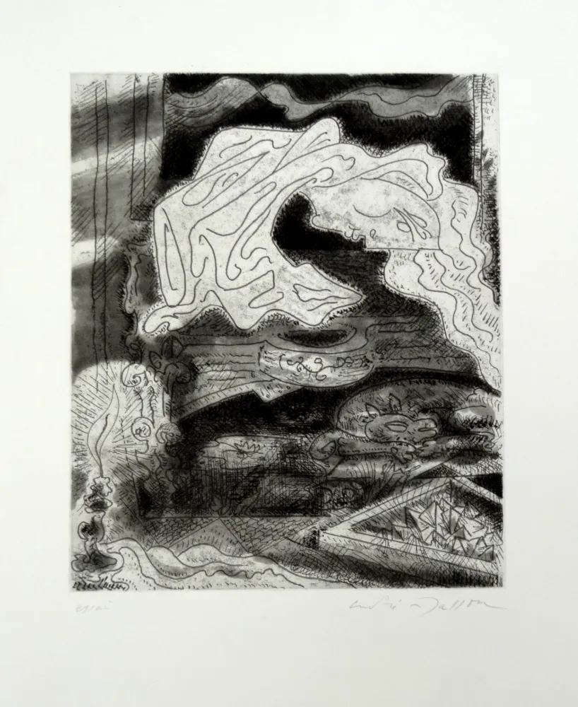 Офорт Masson - Chambre hantée