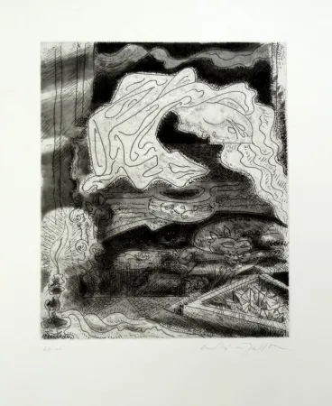 Офорт Masson - Chambre hantée