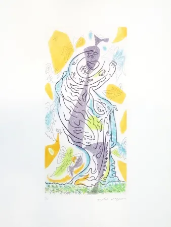 Офорт Masson - Charmeuses de papillons 