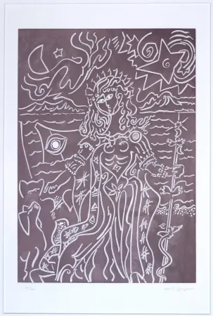Гравюра Masson - Circé