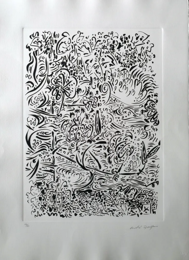 Офорт Masson - Composition 2