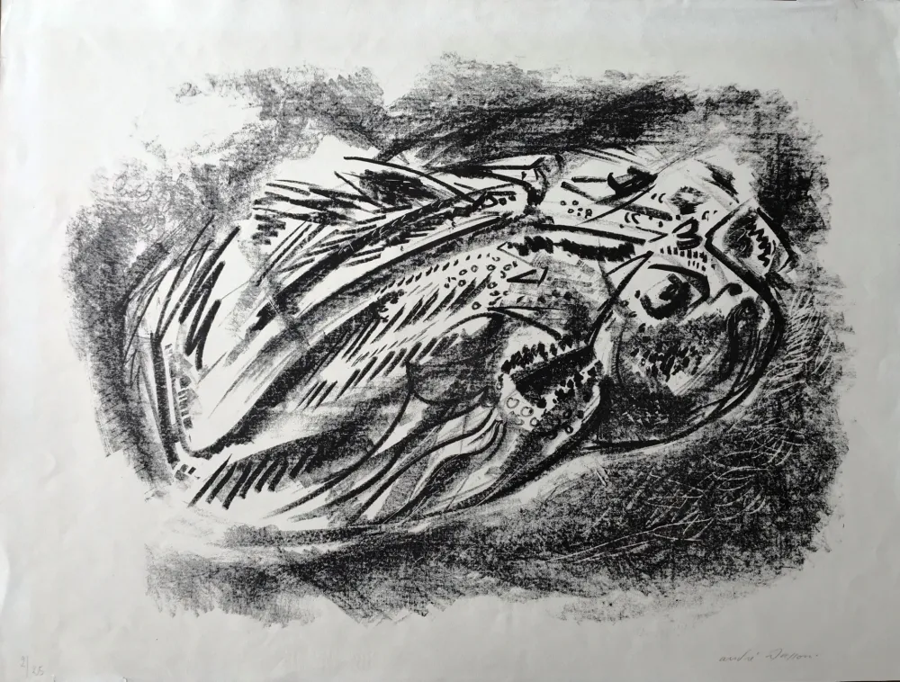 Литография Masson - Composition 3