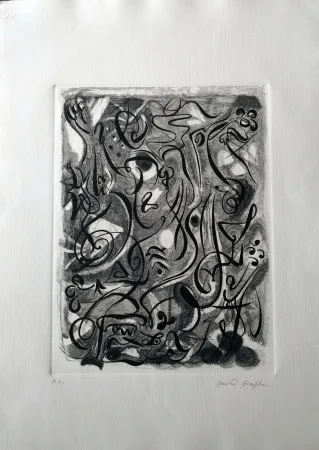 Офорт И Аквитанта Masson - Composition