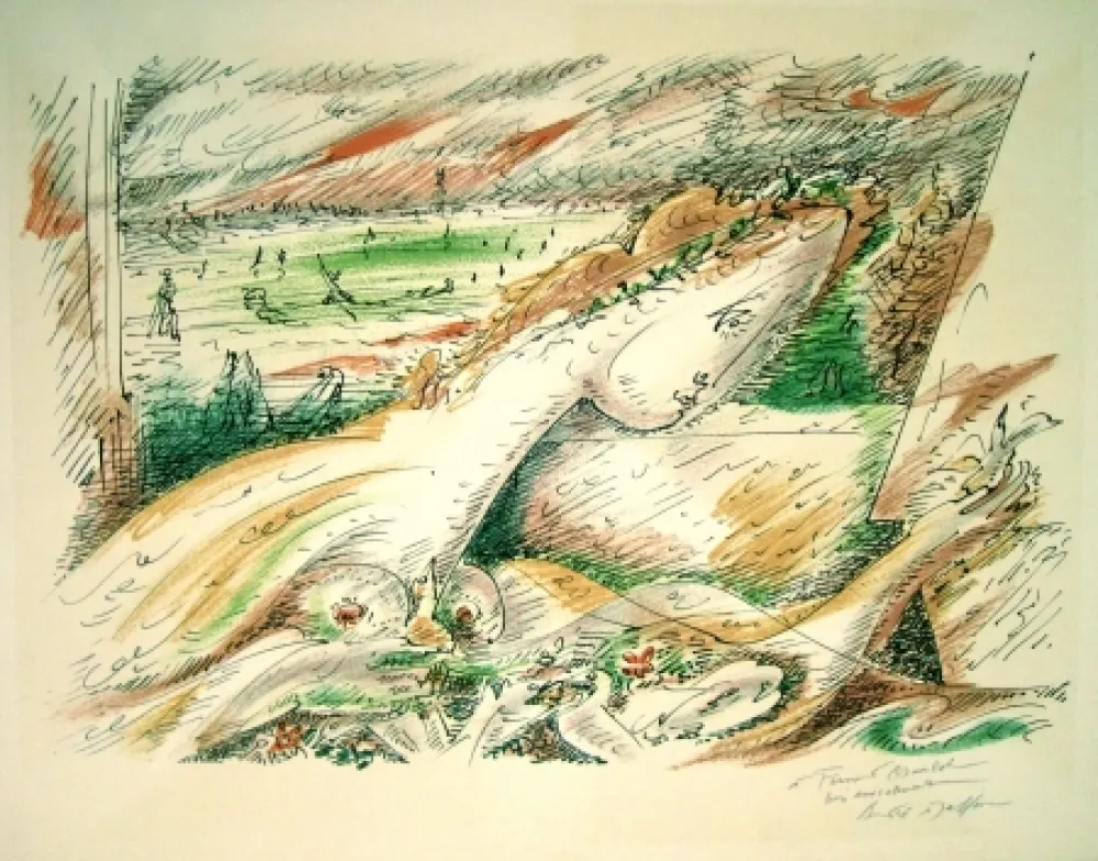 Литография Masson - Dalia from “Je rêve” Portfolio